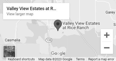 Google map screenshot of Valley View Estates location.